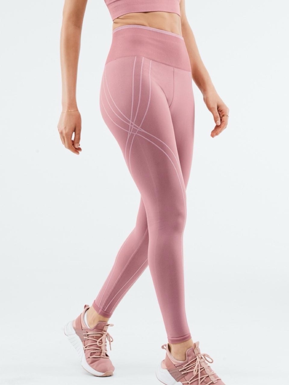 Fabletics High-Waisted Seamless Corsetry Leggings